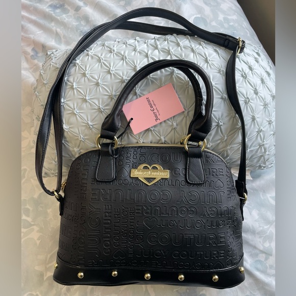 Juicy Couture black satchel bag - Picture 1 of 3